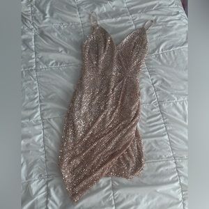 CAPITAL SKY SEQUIN BODY CON DRESS
